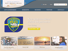 Tablet Screenshot of cityofnsb.com